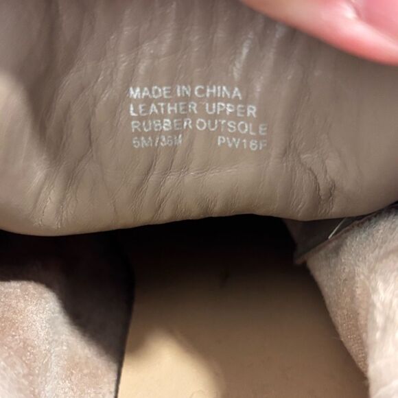 MICHAEL Michael Kors | Rory Boot Chukka Wedge Lace Up Sand Taupe Suede Size 5 - Picture 15 of 15